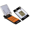 Clock - Digital Desk Calendar Clock with Memo Pad